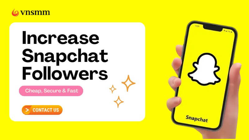 Buy cheap, secure and fast Snapchat Followers with VNSMM  